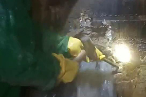 三沙消防水池堵漏施工视频